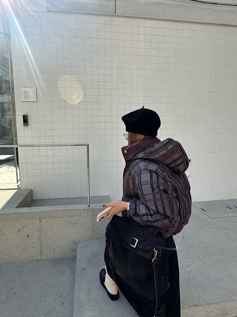 ZEROZERO韓國直郵㊣女士新品人氣休閑時尚職業熱賣短款棉服ZEROZERO短款棉服