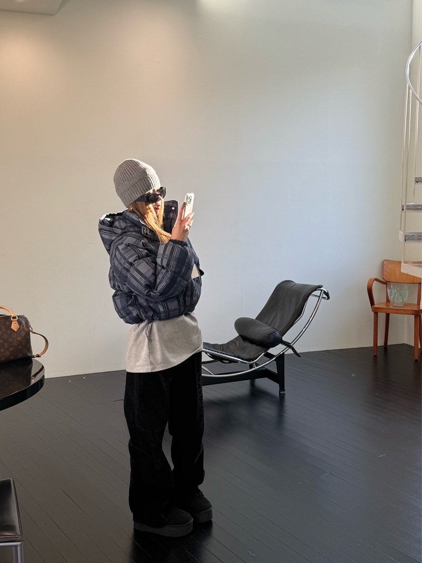 ZEROZERO韓國直郵㊣女士新品人氣休閑時尚職業熱賣短款棉服ZEROZERO短款棉服