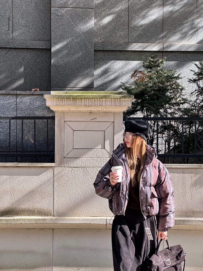 ZEROZERO韓國直郵㊣女士新品人氣休閑時尚職業熱賣短款棉服ZEROZERO短款棉服