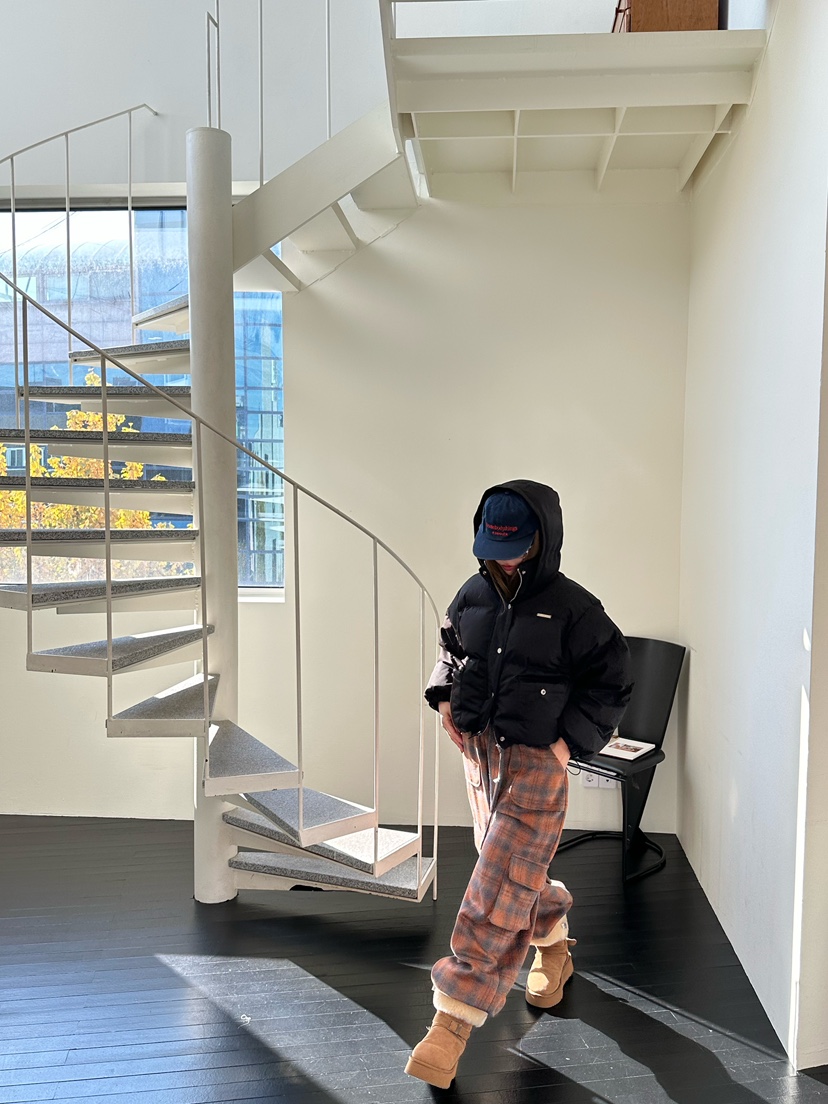 ZEROZERO韓國直郵㊣女士新品人氣休閑時尚職業熱賣短款棉服ZEROZERO短款棉服