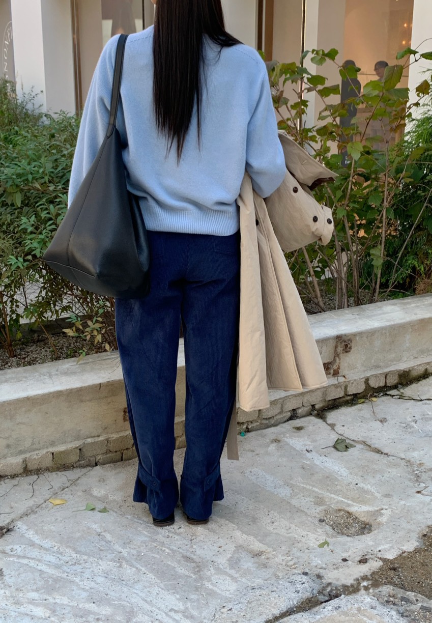 A Flan東大門㊣直郵女裝新款推薦職業25秋冬休閑針織衫V領A:FLAN EDITION針織衫