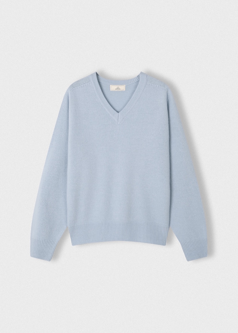 A Flan東大門㊣直郵女裝新款推薦職業25秋冬休閑針織衫V領A:FLAN EDITION針織衫圖色4