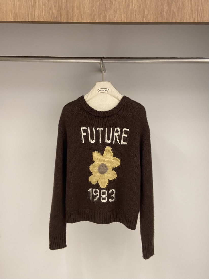 ONE MONE東大門㊣實拍女士新款25秋冬職業休閑真品毛衣羊毛ONE MONE毛衣圖色1