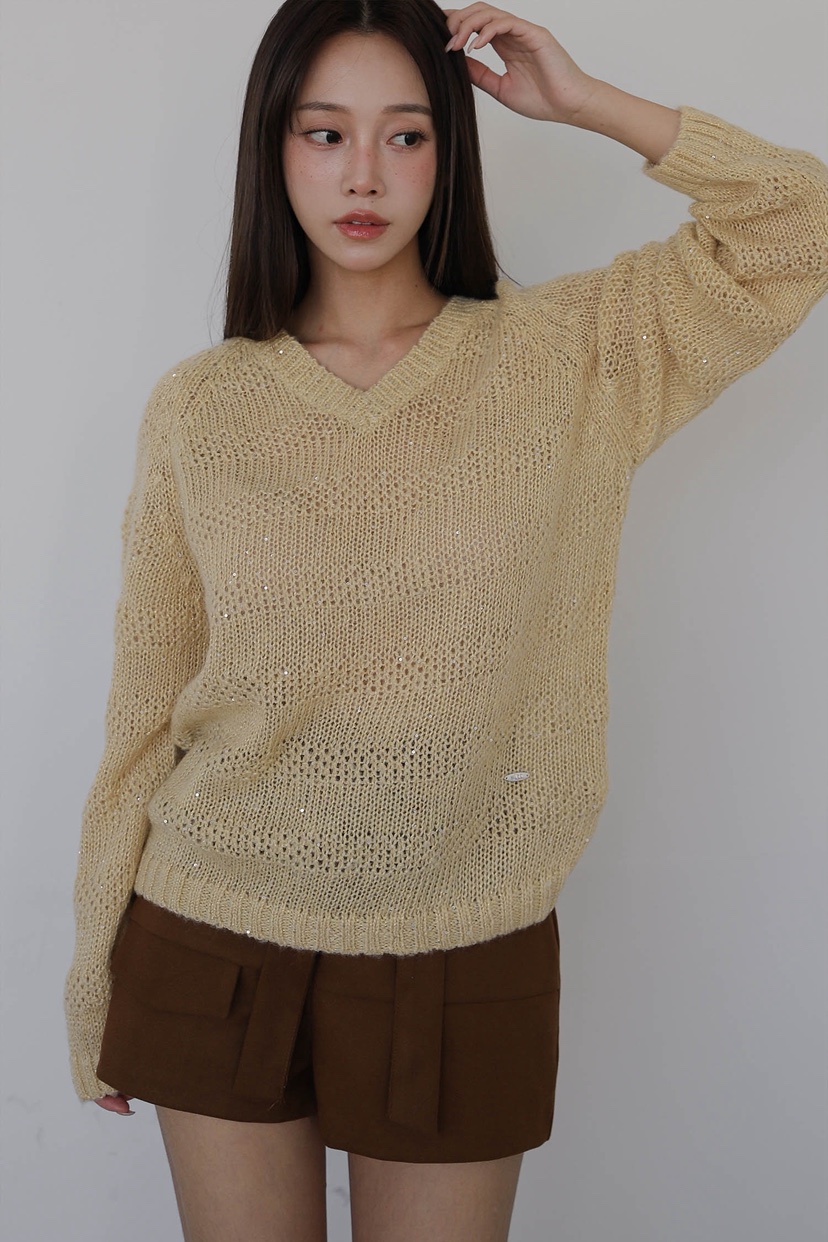 SLIT東大門㊣直郵女士新款推薦真品25秋冬休閑職業時尚針織衫SLIT針織衫