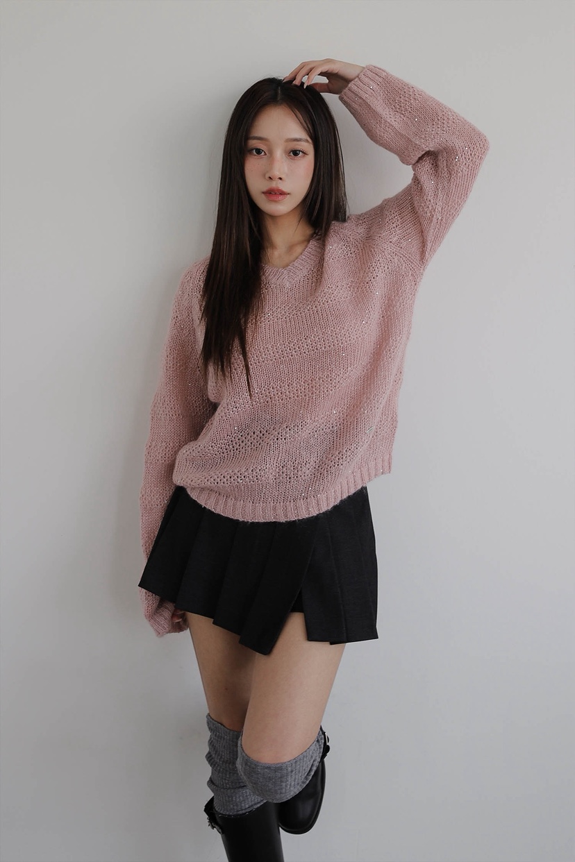 SLIT東大門㊣直郵女士新款推薦真品25秋冬休閑職業時尚針織衫SLIT針織衫