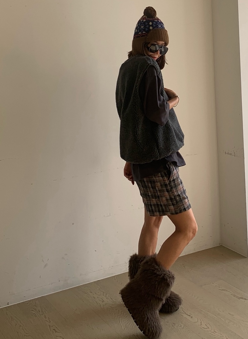 PARIS MATCH東大門㊣實拍女裝新款25秋冬推薦職業真品短褲PARIS MATCH短褲