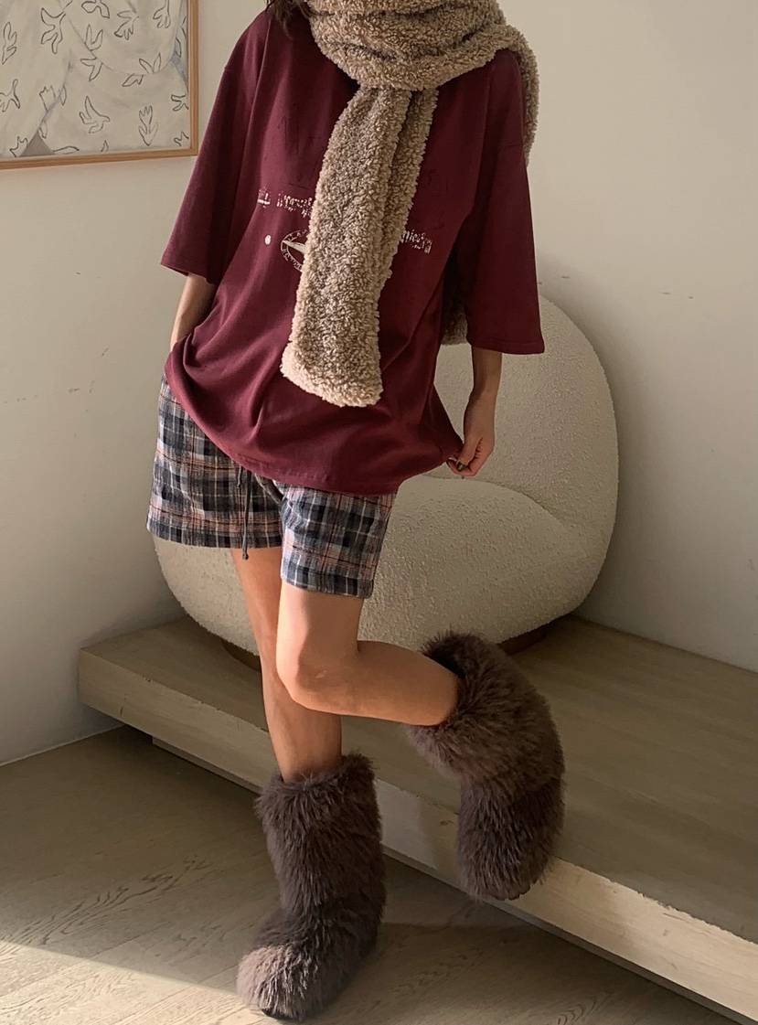 PARIS MATCH東大門㊣實拍女裝新款25秋冬推薦職業真品短褲PARIS MATCH短褲