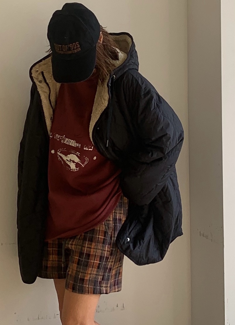 PARIS MATCH韓國代購㊣女士新品25秋冬推薦夾克兩面穿雙面PARIS MATCH夾克