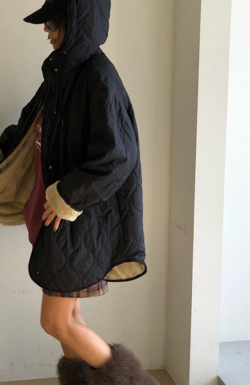 PARIS MATCH韓國代購㊣女士新品25秋冬推薦夾克兩面穿雙面PARIS MATCH夾克