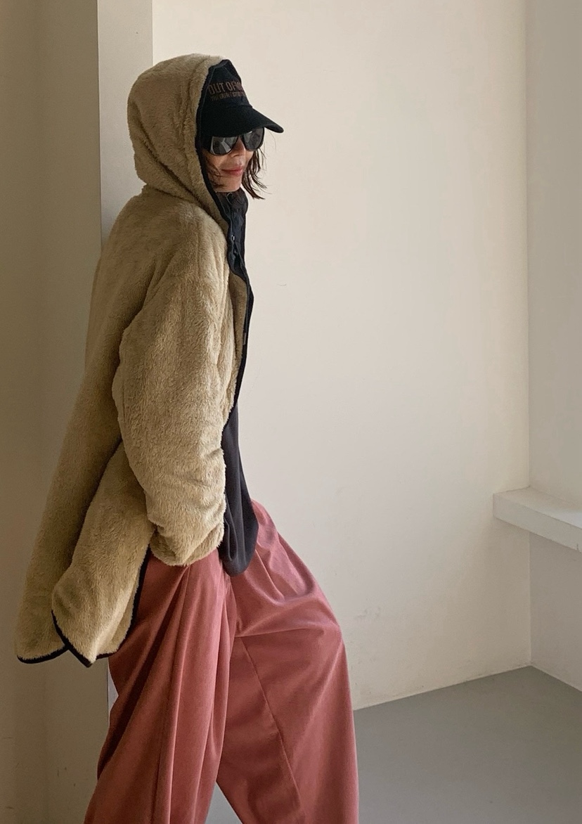 PARIS MATCH韓國代購㊣女士新品25秋冬推薦夾克兩面穿雙面PARIS MATCH夾克