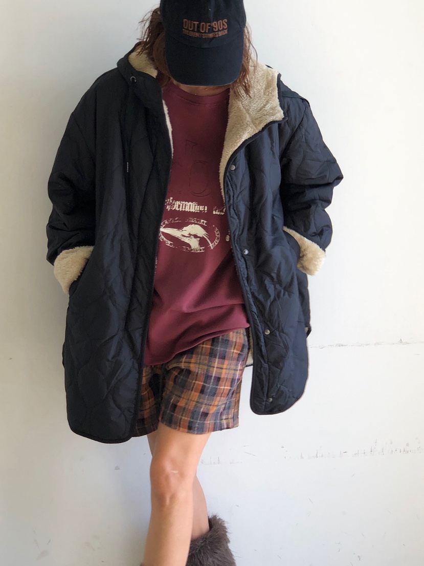 PARIS MATCH韓國代購㊣女士新品25秋冬推薦夾克兩面穿雙面PARIS MATCH夾克圖色1