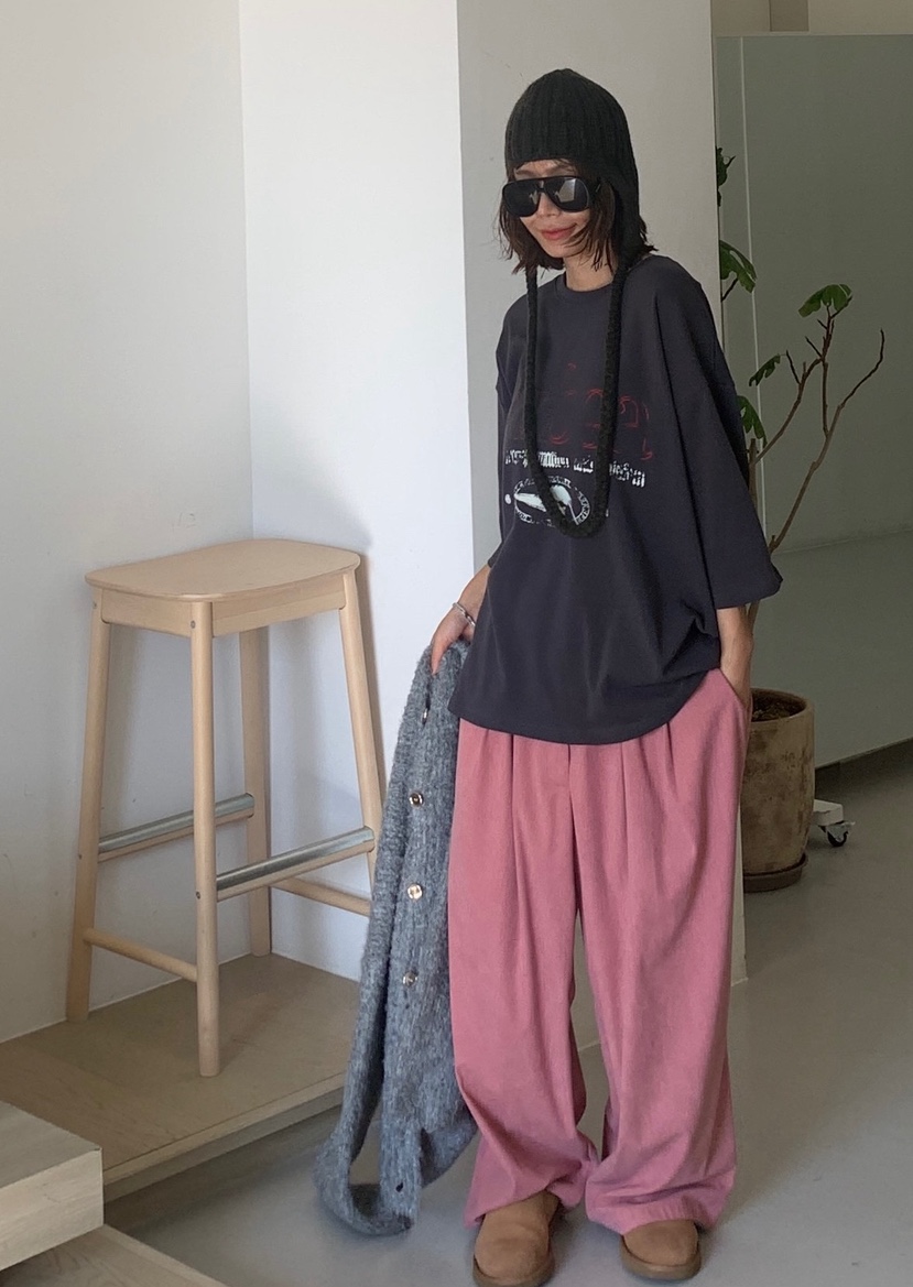 PARIS MATCH東大門㊣實拍女士新品25秋冬職業休閑人氣休閑褲PARIS MATCH休閑褲