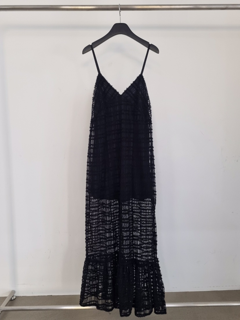 VERANDA東大門㊣代購女裝新品人氣熱賣25秋冬推薦連衣裙網眼VERANDA連衣裙圖色2