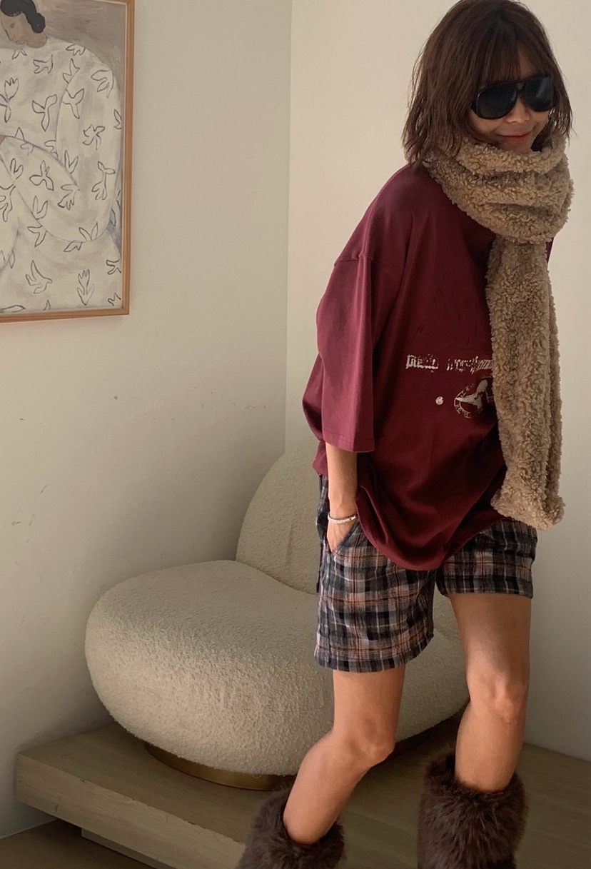 PARIS MATCH韓國代購㊣女裝新品真品推薦職業熱賣25秋冬T恤PARIS MATCHT恤