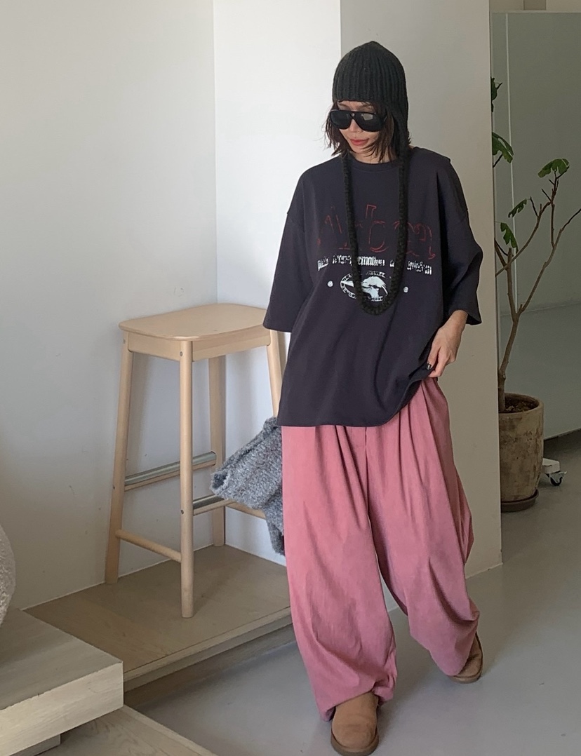 PARIS MATCH韓國代購㊣女裝新品真品推薦職業熱賣25秋冬T恤PARIS MATCHT恤圖色3