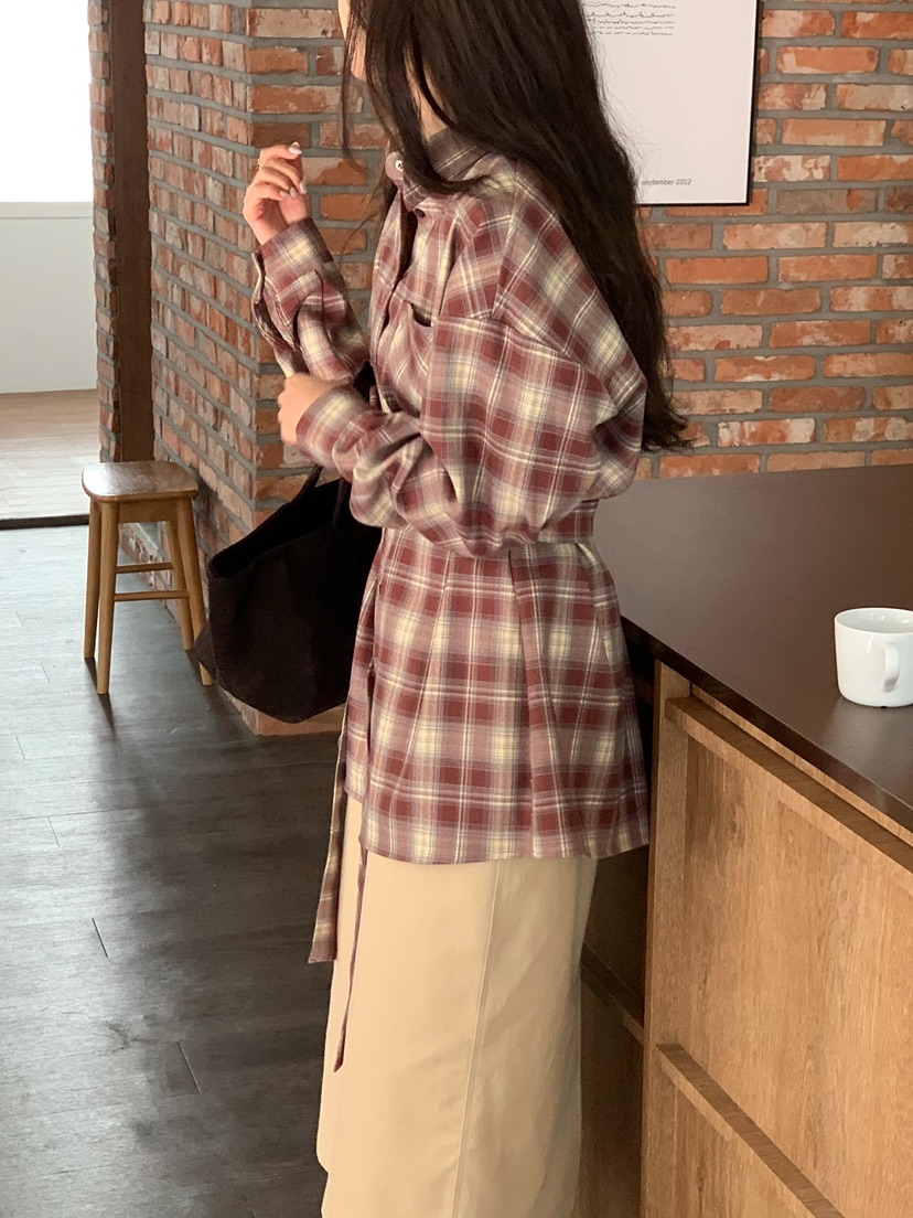 BLEECKER東大門㊣直郵女士新款熱賣25秋冬時尚人氣襯衫蕾絲衫BLEECKER襯衫/蕾絲衫