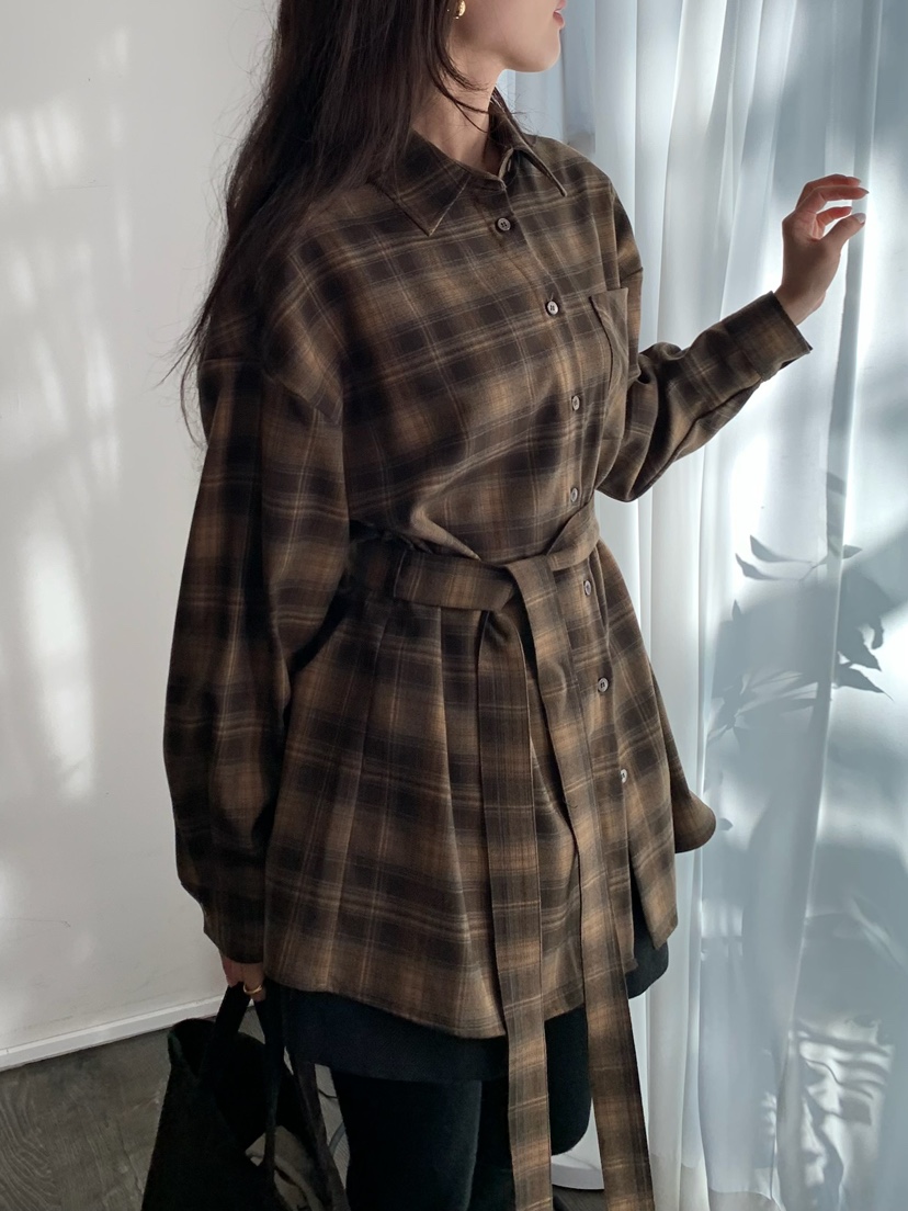 BLEECKER東大門㊣直郵女士新款熱賣25秋冬時尚人氣襯衫蕾絲衫BLEECKER襯衫/蕾絲衫