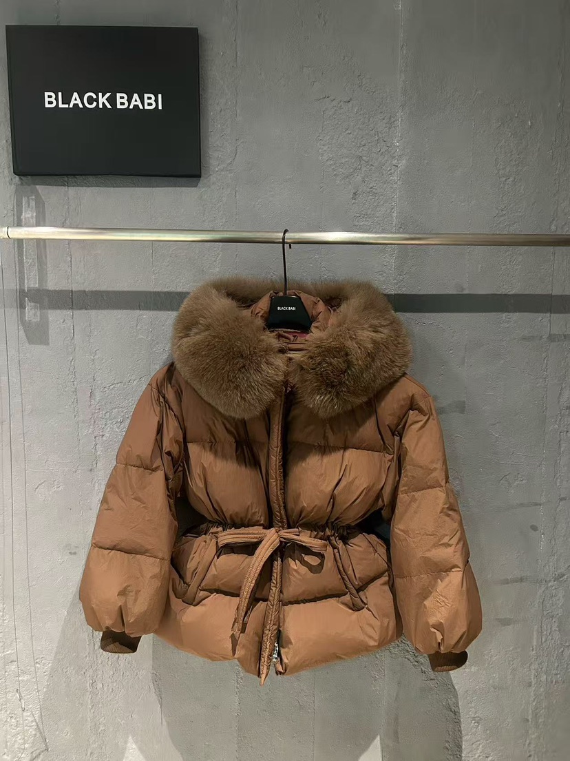 BLACK BABI東大門㊣直郵女裝新品25秋冬職業熱賣短款羽絨服BLACK BABI短款羽絨服圖色2