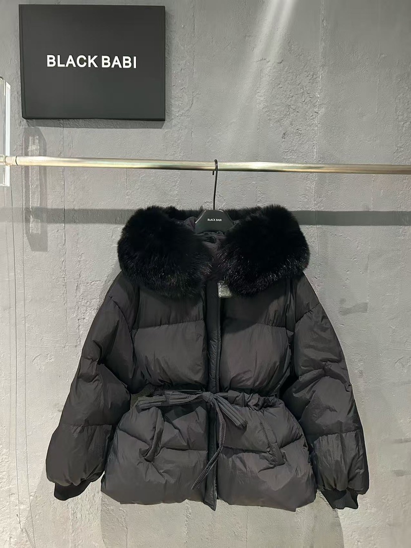 BLACK BABI東大門㊣直郵女裝新品25秋冬職業熱賣短款羽絨服BLACK BABI短款羽絨服圖色3