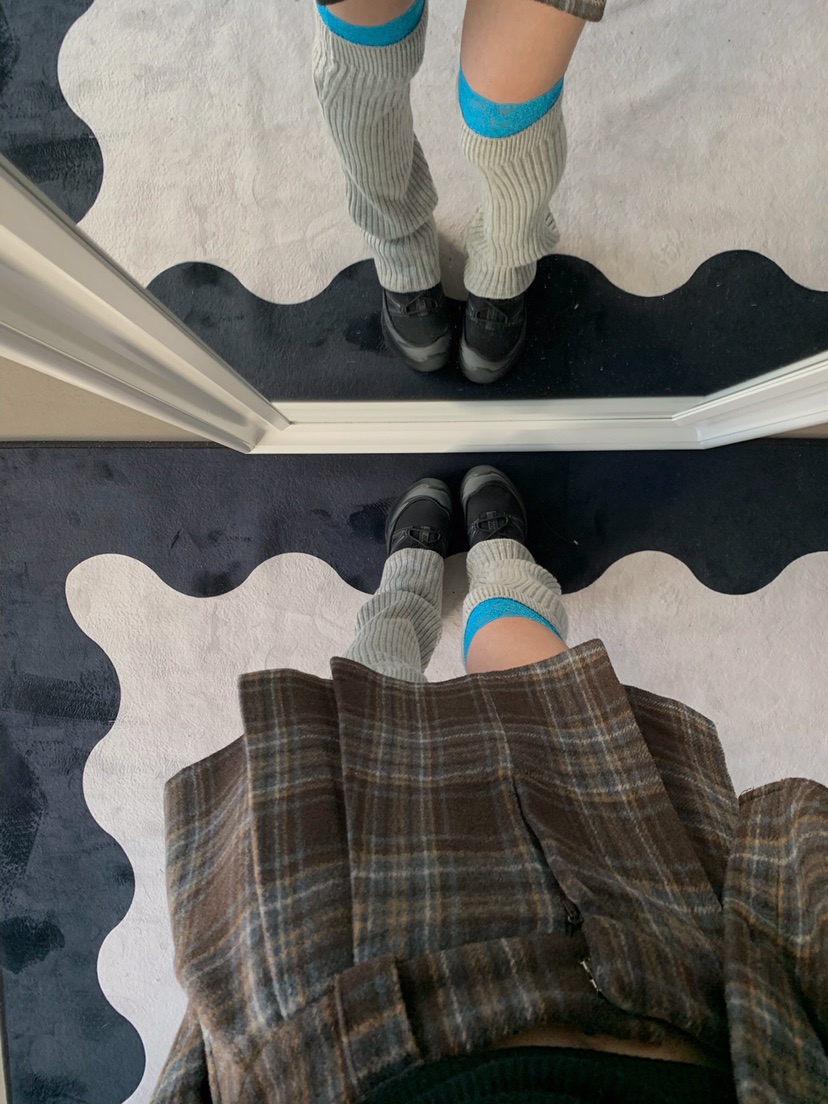 VERANDA東大門㊣代購女裝新款職業真品熱賣25秋冬休閑短裙格子VERANDA短裙