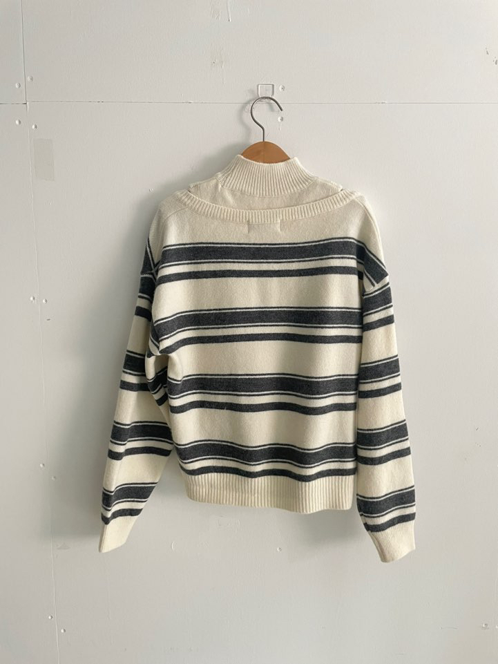 BLEECKER東大門㊣實拍女士新品休閑25秋冬人氣職業真品針織衫BLEECKER針織衫