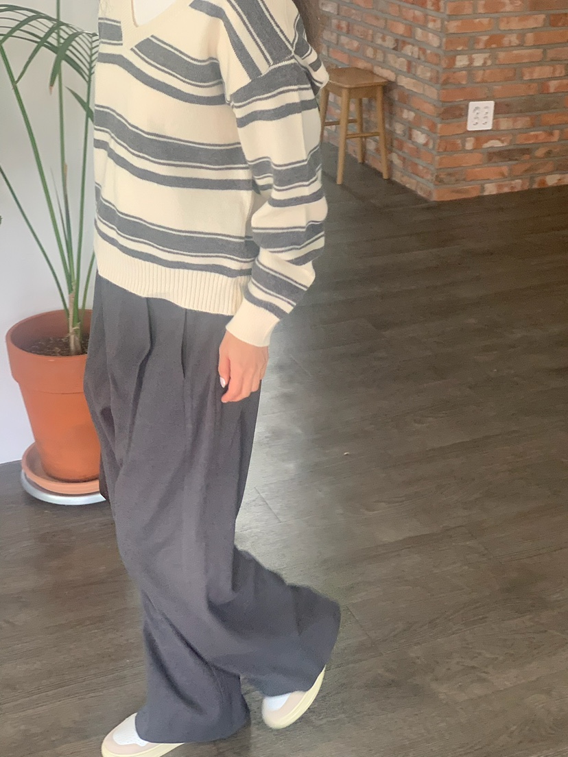 BLEECKER東大門㊣實拍女士新品休閑25秋冬人氣職業真品針織衫BLEECKER針織衫