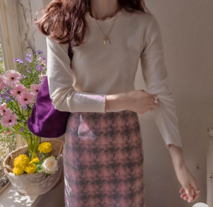 HEY/TO SEWING東大門㊣實拍女士新款時尚推薦25秋冬長袖T恤BY HEY/TO SEWING長袖T恤