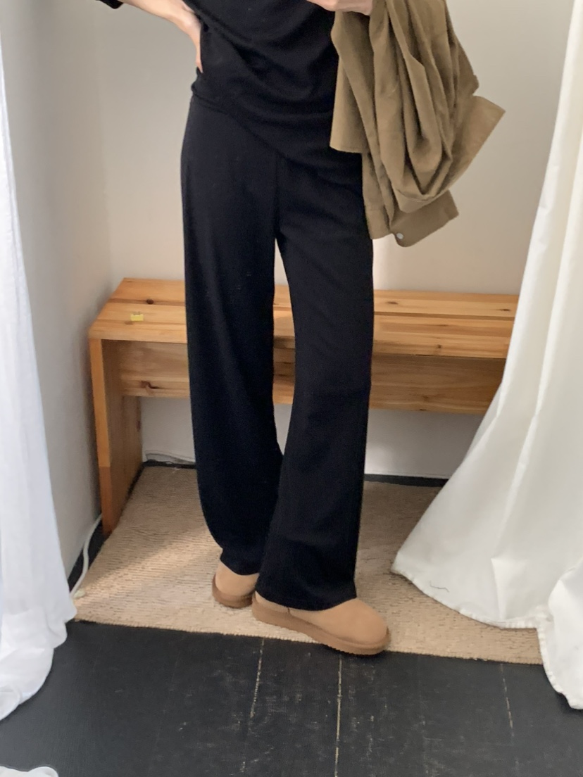 NOTICE韓國直郵㊣女士新品推薦人氣休閑25秋冬熱賣休閑褲羊毛NOTICE休閑褲