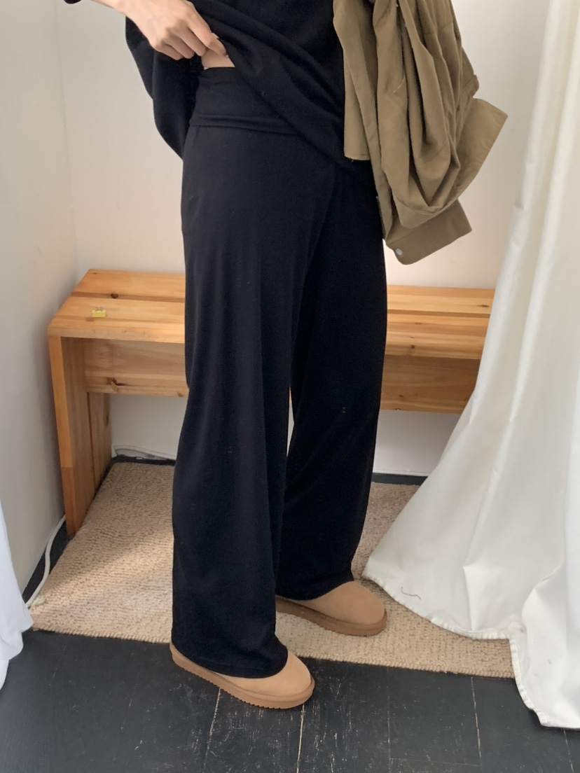 NOTICE韓國直郵㊣女士新品推薦人氣休閑25秋冬熱賣休閑褲羊毛NOTICE休閑褲