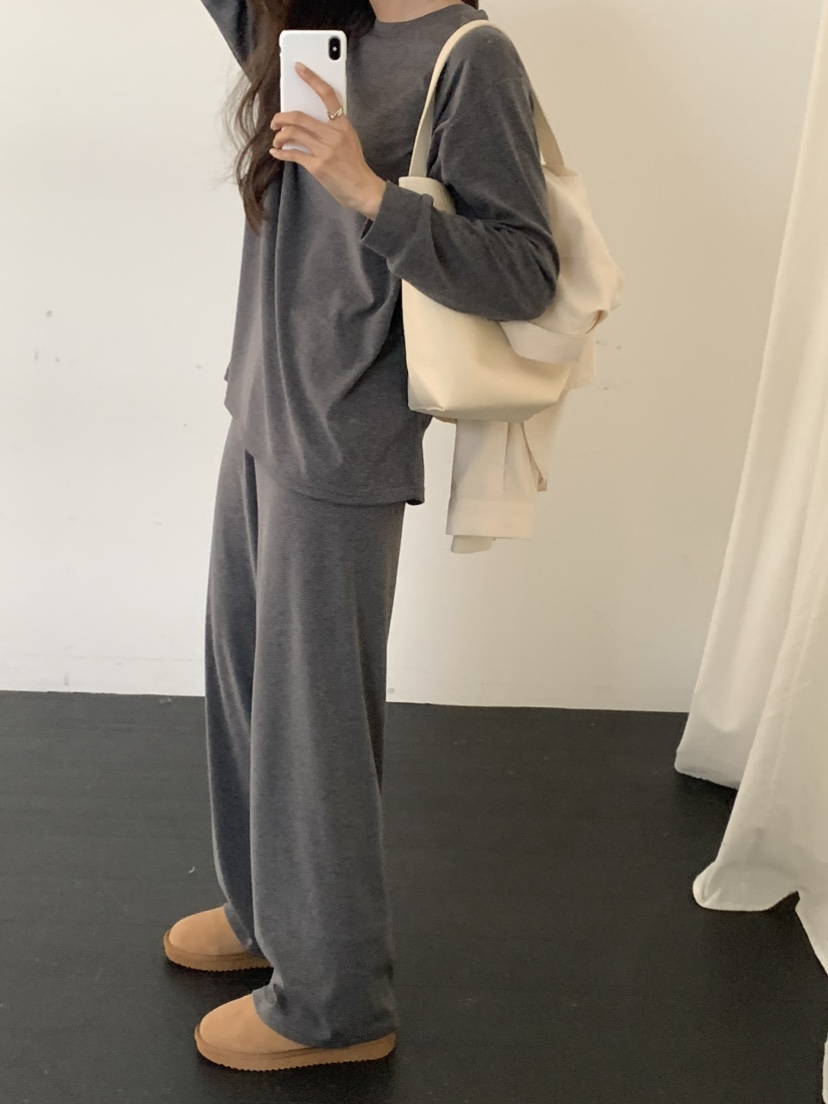 NOTICE韓國直郵㊣女士新品推薦人氣休閑25秋冬熱賣休閑褲羊毛NOTICE休閑褲