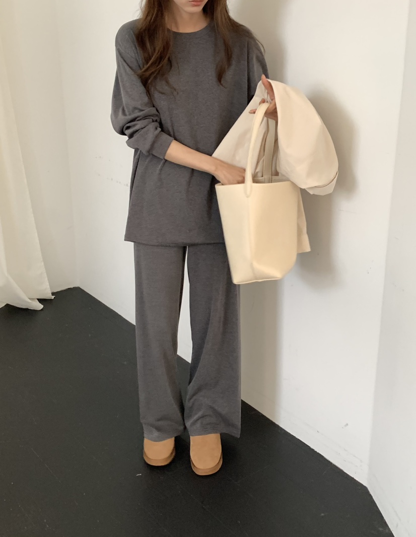 NOTICE韓國直郵㊣女士新品推薦人氣休閑25秋冬熱賣休閑褲羊毛NOTICE休閑褲