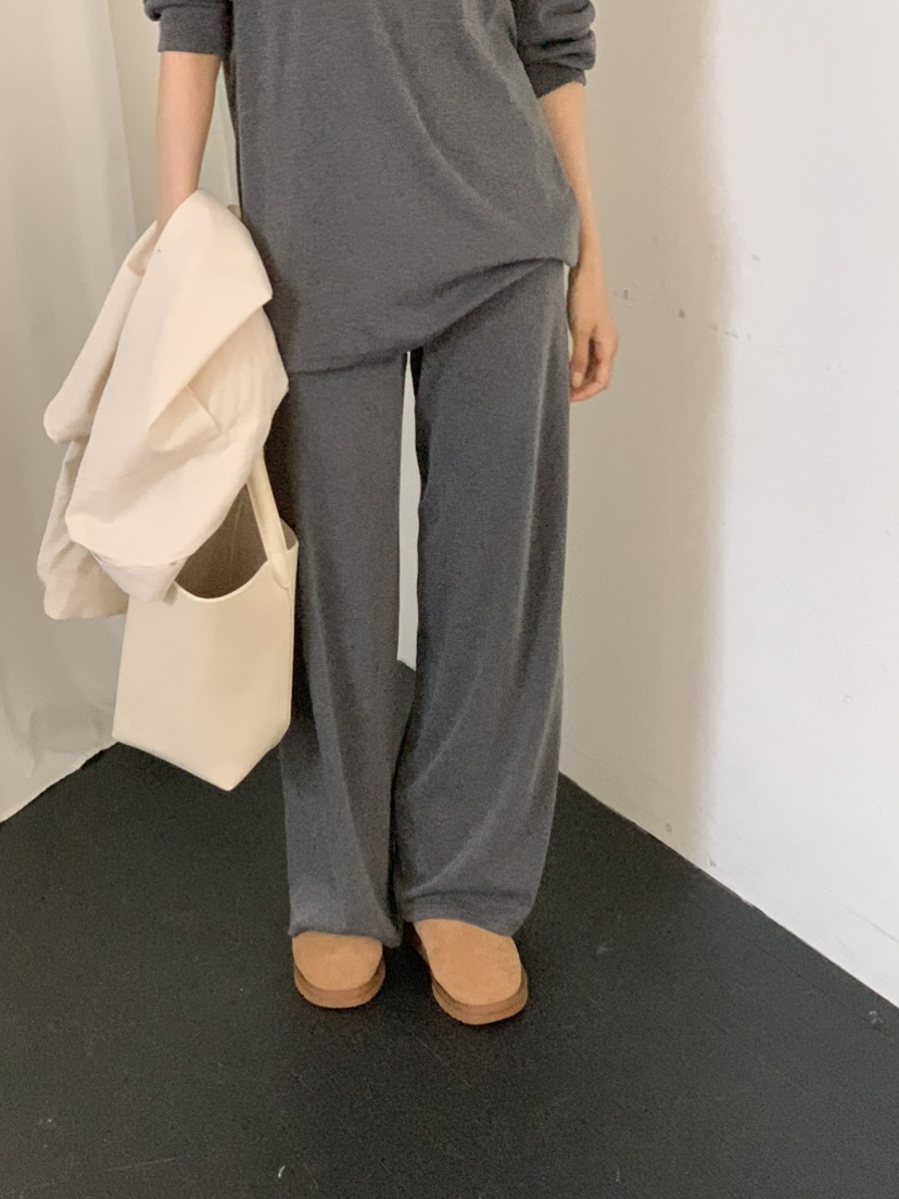 NOTICE韓國直郵㊣女士新品推薦人氣休閑25秋冬熱賣休閑褲羊毛NOTICE休閑褲