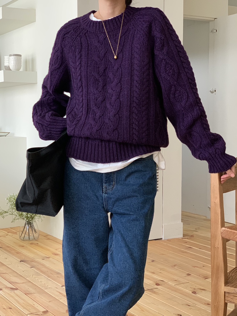 WOOD韓國代購㊣女士新款人氣時尚熱賣職業真品25秋冬針織衫WOOD針織衫