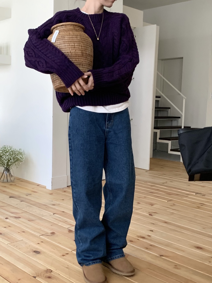 WOOD韓國代購㊣女士新款人氣時尚熱賣職業真品25秋冬針織衫WOOD針織衫