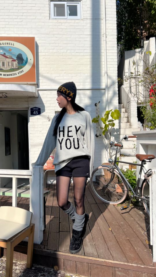 HEY/TO SEWING韓國直郵㊣女裝新品職業時尚休閑熱賣長袖T恤BY HEY/TO SEWING長袖T恤