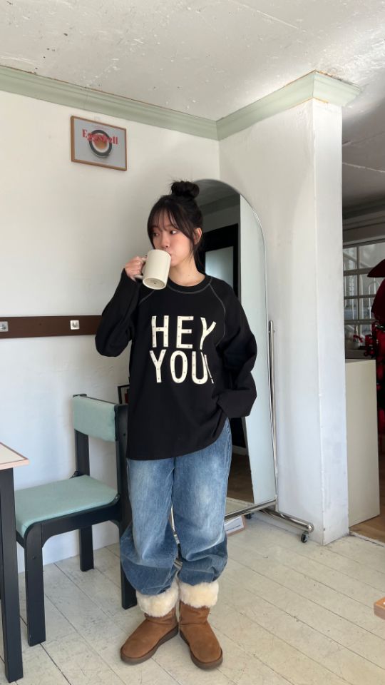 HEY/TO SEWING韓國直郵㊣女裝新品職業時尚休閑熱賣長袖T恤BY HEY/TO SEWING長袖T恤