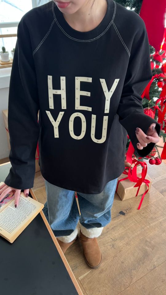 HEY/TO SEWING韓國直郵㊣女裝新品職業時尚休閑熱賣長袖T恤BY HEY/TO SEWING長袖T恤