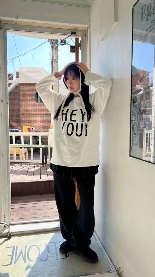 HEY/TO SEWING韓國直郵㊣女裝新品職業時尚休閑熱賣長袖T恤BY HEY/TO SEWING長袖T恤