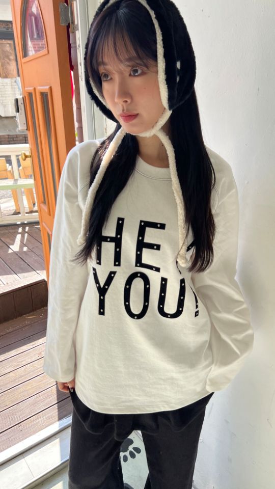 HEY/TO SEWING韓國直郵㊣女裝新品職業時尚休閑熱賣長袖T恤BY HEY/TO SEWING長袖T恤