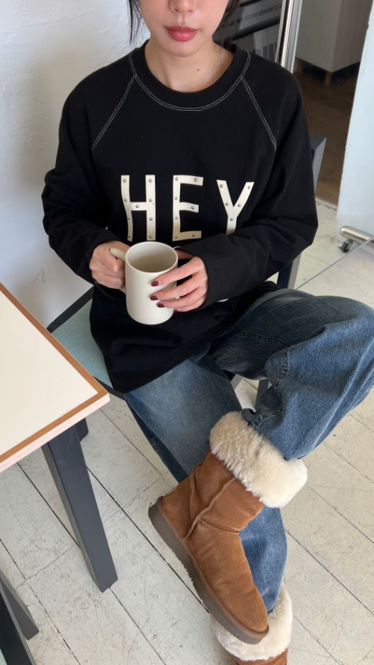 HEY/TO SEWING韓國直郵㊣女裝新品職業時尚休閑熱賣長袖T恤BY HEY/TO SEWING長袖T恤