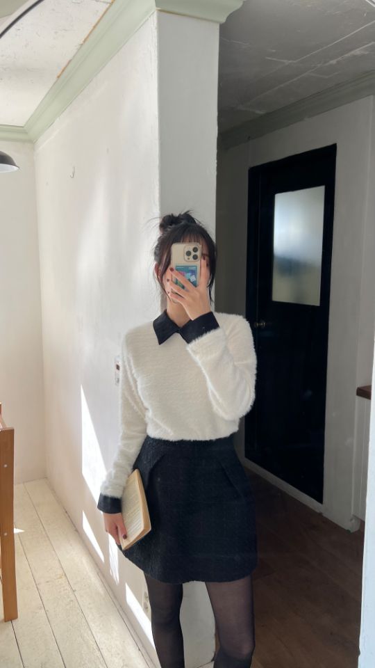 HEY/TO SEWING韓國代購㊣女士新品真品人氣時尚針織衫安哥拉BY HEY/TO SEWING針織衫