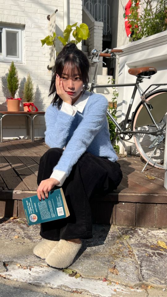 HEY/TO SEWING韓國代購㊣女士新品真品人氣時尚針織衫安哥拉BY HEY/TO SEWING針織衫