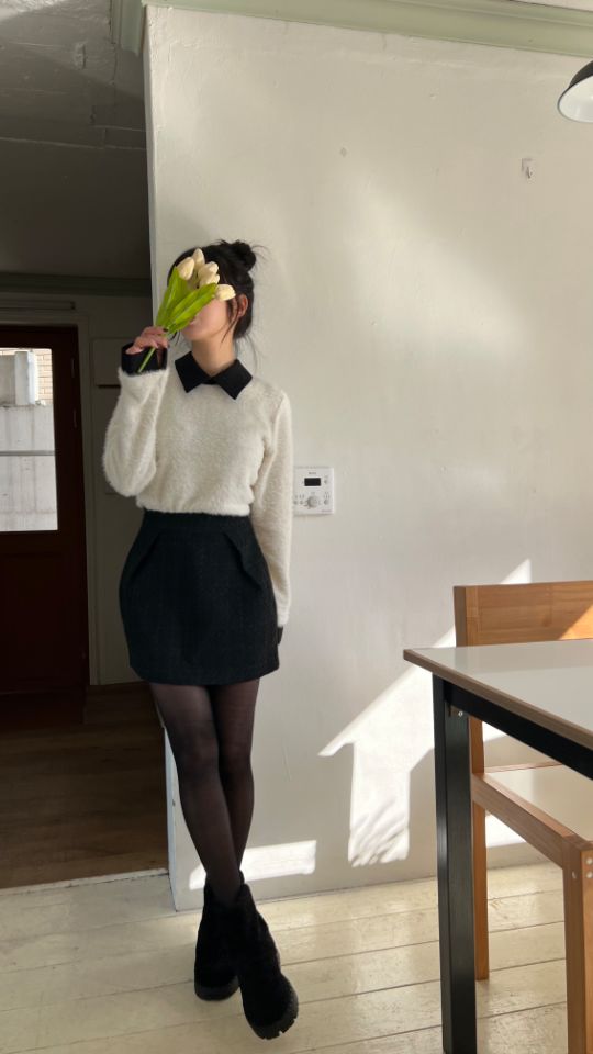 HEY/TO SEWING韓國代購㊣女士新品真品人氣時尚針織衫安哥拉BY HEY/TO SEWING針織衫