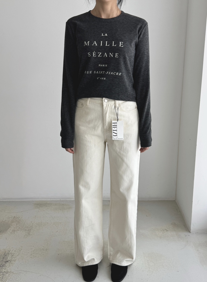 HEIZE東大門㊣代購女裝新款人氣休閑推薦職業熱賣時尚長袖T恤HEIZE長袖T恤