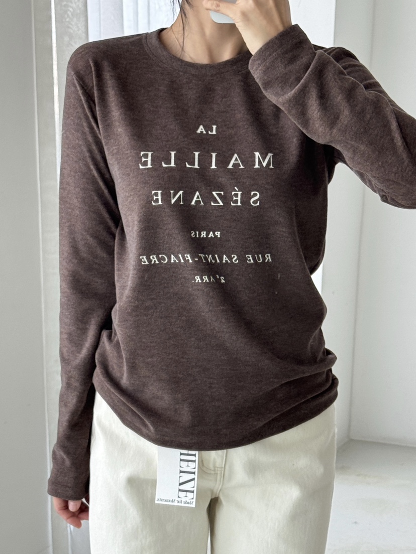 HEIZE東大門㊣代購女裝新款人氣休閑推薦職業熱賣時尚長袖T恤HEIZE長袖T恤