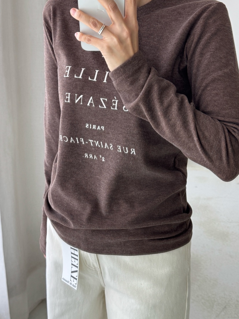 HEIZE東大門㊣代購女裝新款人氣休閑推薦職業熱賣時尚長袖T恤HEIZE長袖T恤