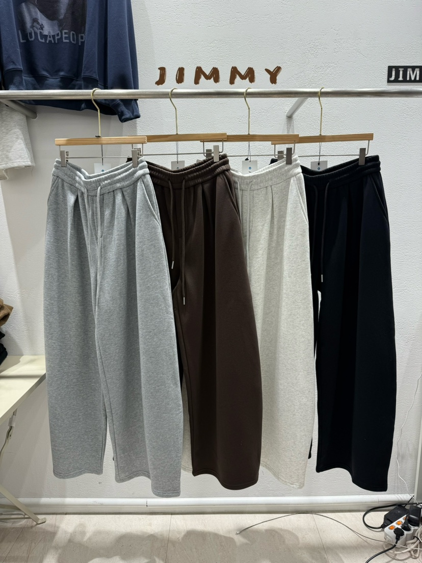 JIMMY東大門㊣實拍女士新款25秋冬熱賣推薦職業時尚休閑褲抓絨JIMMY/REMAKE休閑褲