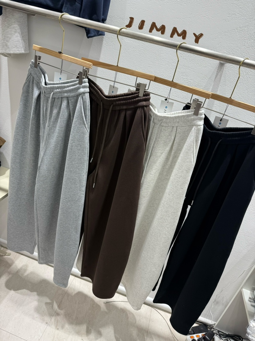 JIMMY東大門㊣實拍女士新款25秋冬熱賣推薦職業時尚休閑褲抓絨JIMMY/REMAKE休閑褲