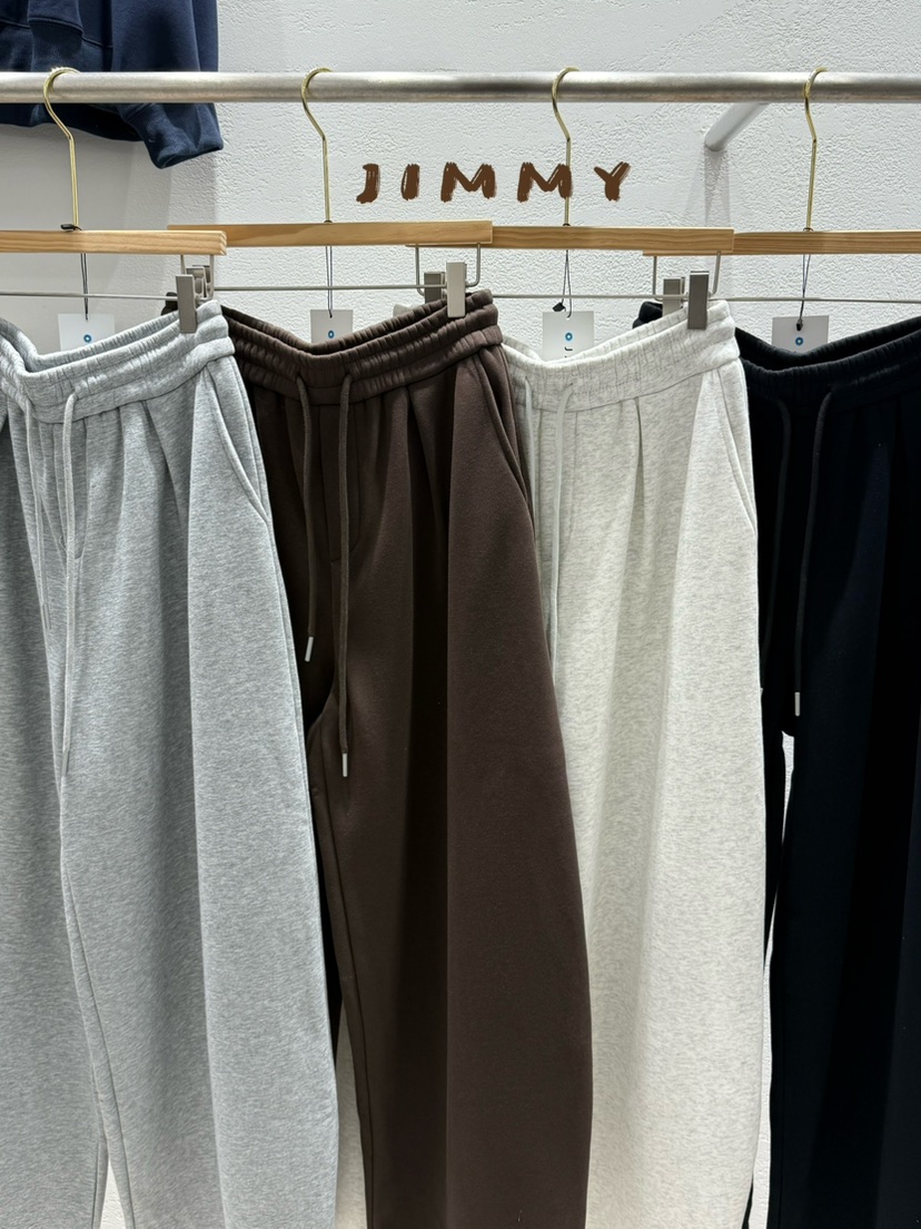 JIMMY東大門㊣實拍女士新款25秋冬熱賣推薦職業時尚休閑褲抓絨JIMMY/REMAKE休閑褲