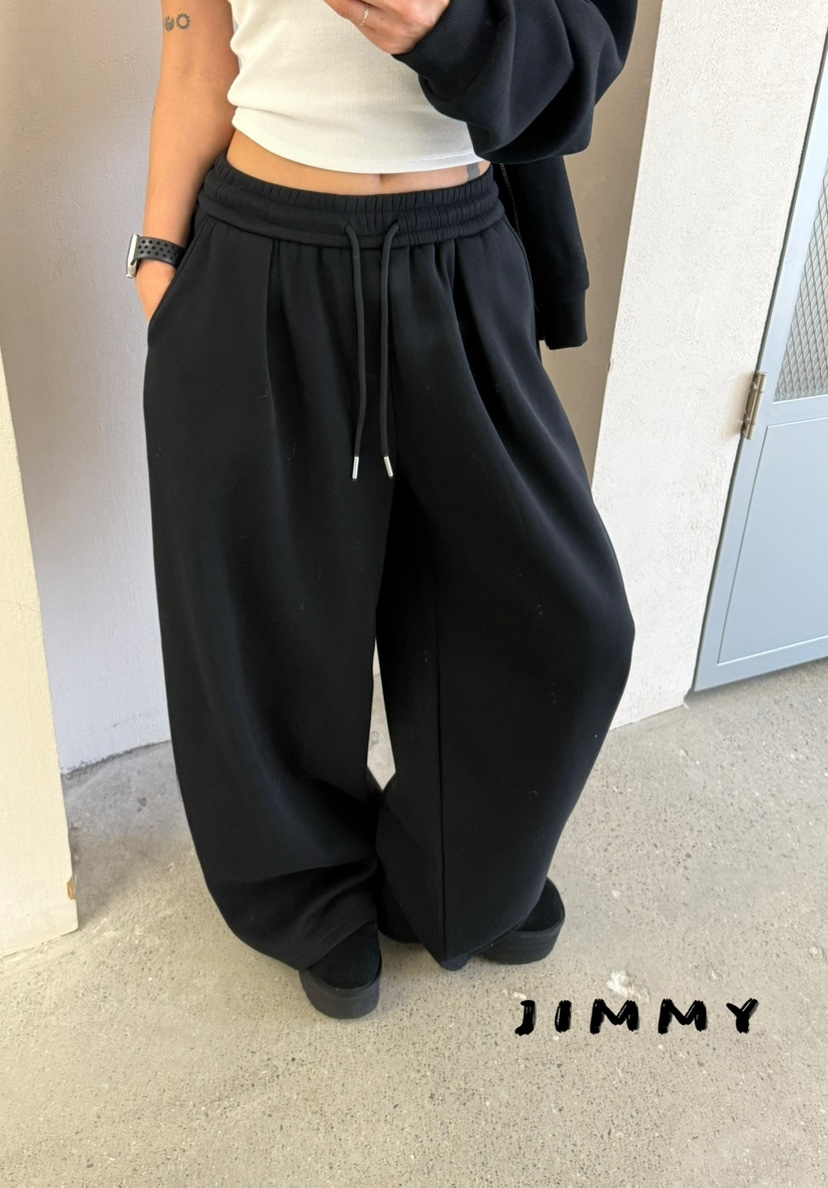 JIMMY東大門㊣實拍女士新款25秋冬熱賣推薦職業時尚休閑褲抓絨JIMMY/REMAKE休閑褲